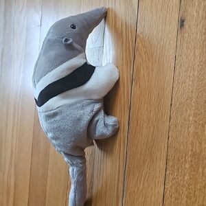 Ty Gray and White Beanie Baby